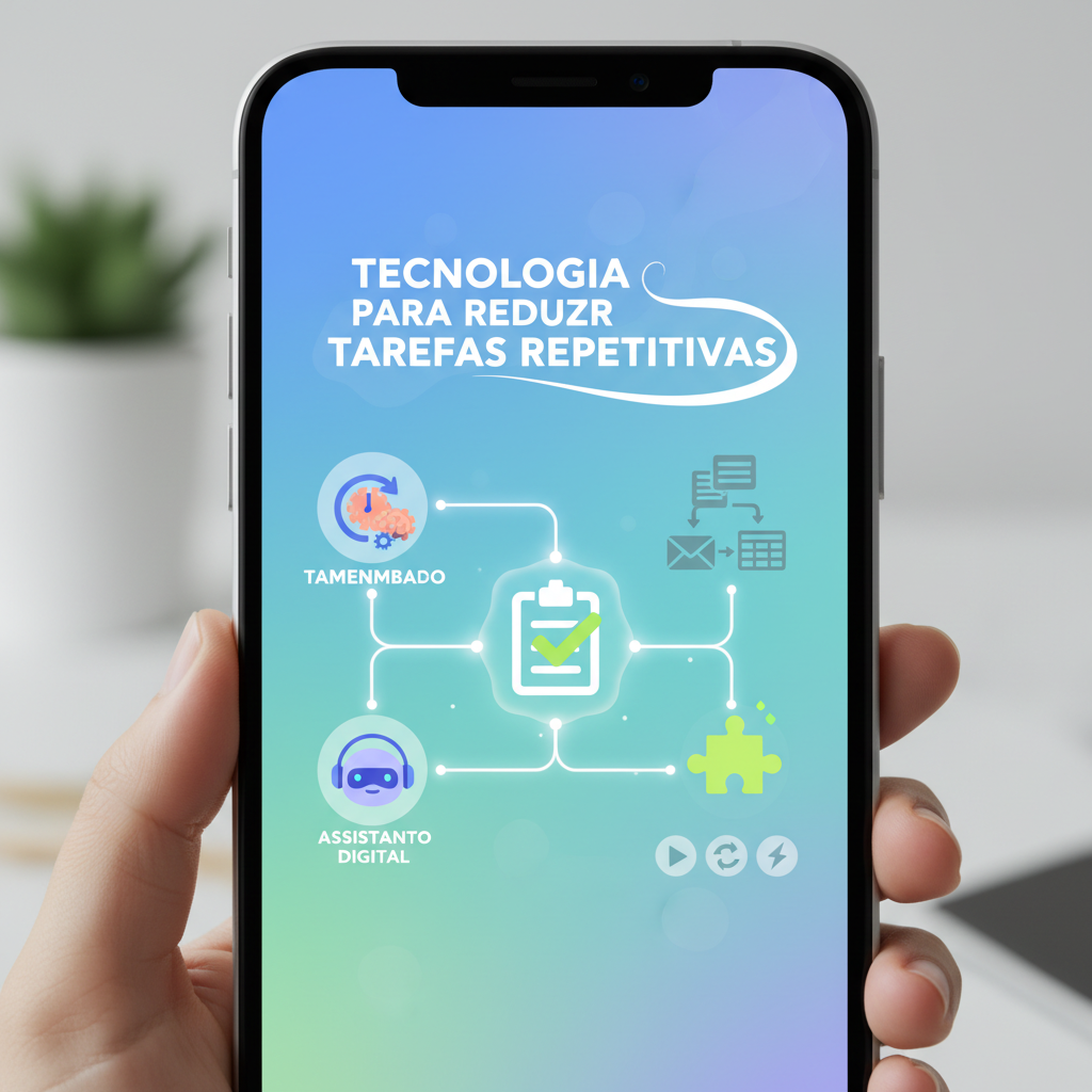Tecnologia para reduzir tarefas repetitivas em smartphones