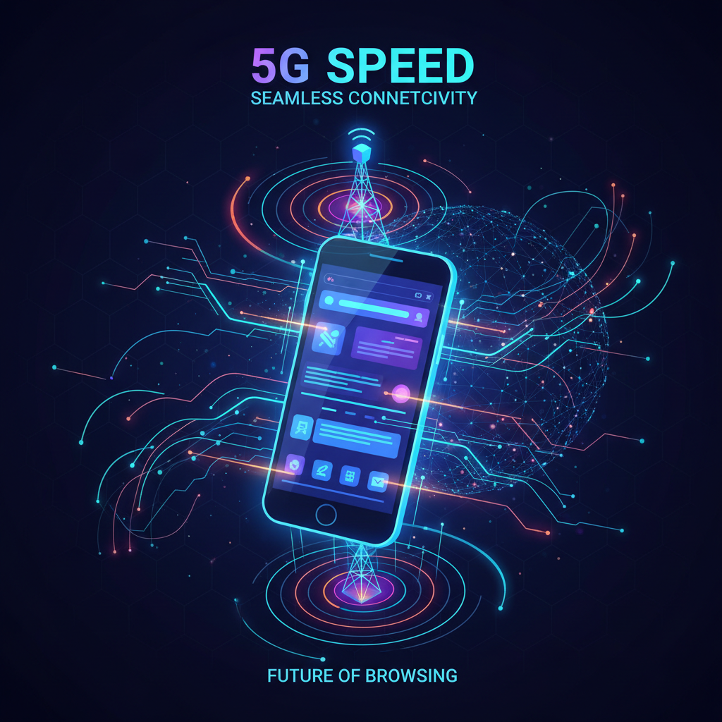 Tecnologia 5G - Conectividade rápida no celular