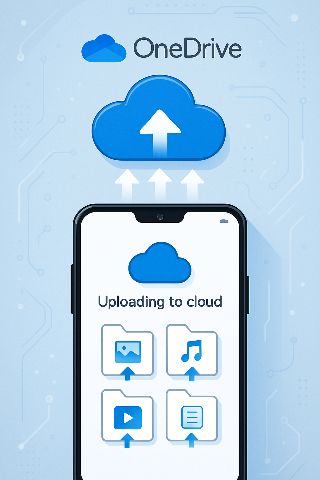 OneDrive no celular para backup automático e sincronização